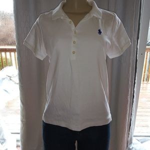 🍀Ralph Lauren white polo t-shirt NWOT🍀
